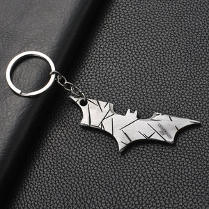 2019 Marvel The Avengers Keychain Thor's Hammer Thanos Gauntlet Captain America Shield Hulk Batman Mask Key Ring Wholesale