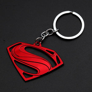 2019 Marvel The Avengers Keychain Thor's Hammer Thanos Gauntlet Captain America Shield Hulk Batman Mask Key Ring Wholesale