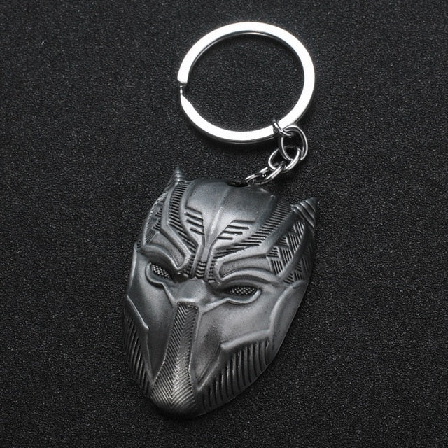 2019 Marvel The Avengers Keychain Thor's Hammer Thanos Gauntlet Captain America Shield Hulk Batman Mask Key Ring Wholesale