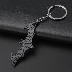 2019 Marvel The Avengers Keychain Thor's Hammer Thanos Gauntlet Captain America Shield Hulk Batman Mask Key Ring Wholesale