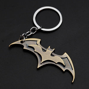 2019 Marvel The Avengers Keychain Thor's Hammer Thanos Gauntlet Captain America Shield Hulk Batman Mask Key Ring Wholesale