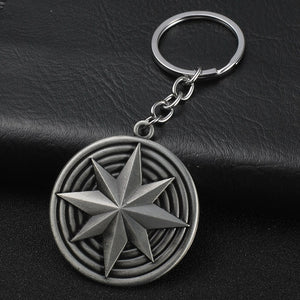 2019 Marvel The Avengers Keychain Thor's Hammer Thanos Gauntlet Captain America Shield Hulk Batman Mask Key Ring Wholesale