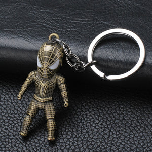 2019 Marvel The Avengers Keychain Thor's Hammer Thanos Gauntlet Captain America Shield Hulk Batman Mask Key Ring Wholesale